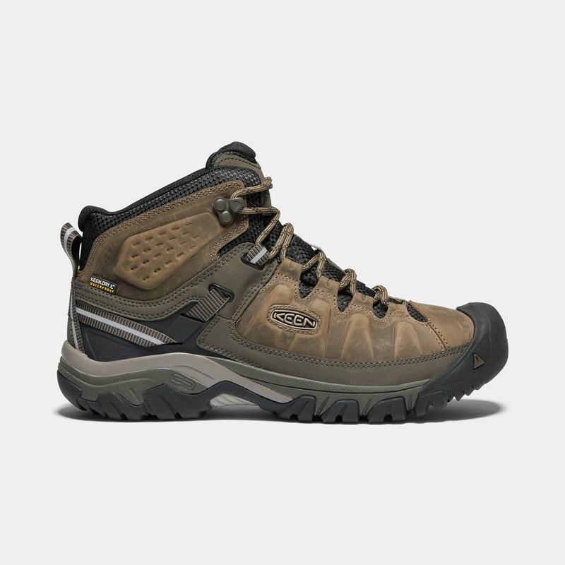 Keen Targhee III Waterproof Mid - Erkek Trekking Bot - Zeytin Yeşili/Siyah - Türkiye (603527OYF)